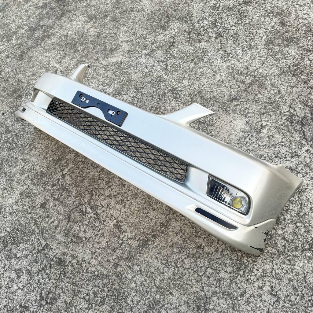 Genuine Altezza Gita Front Bumper w/ Lip, Grille, and Dark Chrome Fog Lights
