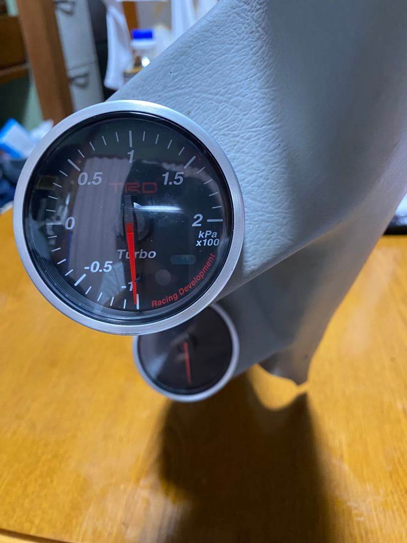 TRD x Defi gauges: Boost, Water Temperature, Oil Temperature, Oil Pressure
