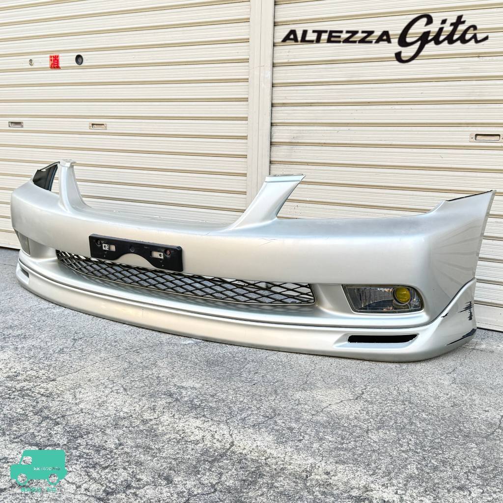 Genuine Altezza Gita Front Bumper w/ Lip, Grille, and Dark Chrome Fog Lights