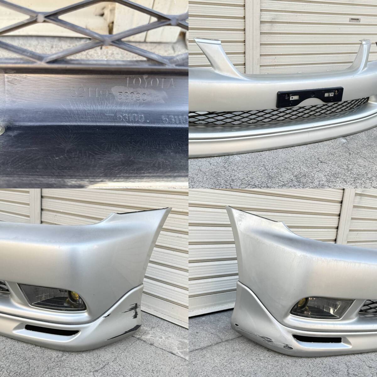 Genuine Altezza Gita Front Bumper w/ Lip, Grille, and Dark Chrome Fog Lights