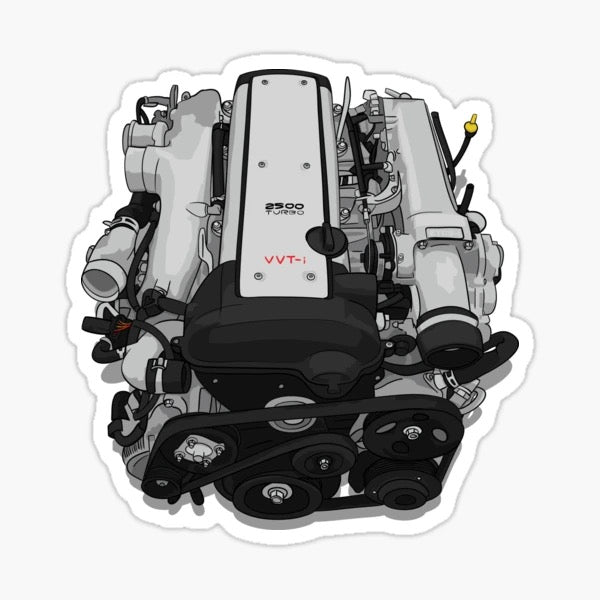 1JZ-VVTI ENGINE DIGITAL ARTWORK TICKET