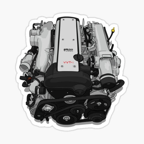 1JZ-VVTI ENGINE DIGITAL ARTWORK TICKET