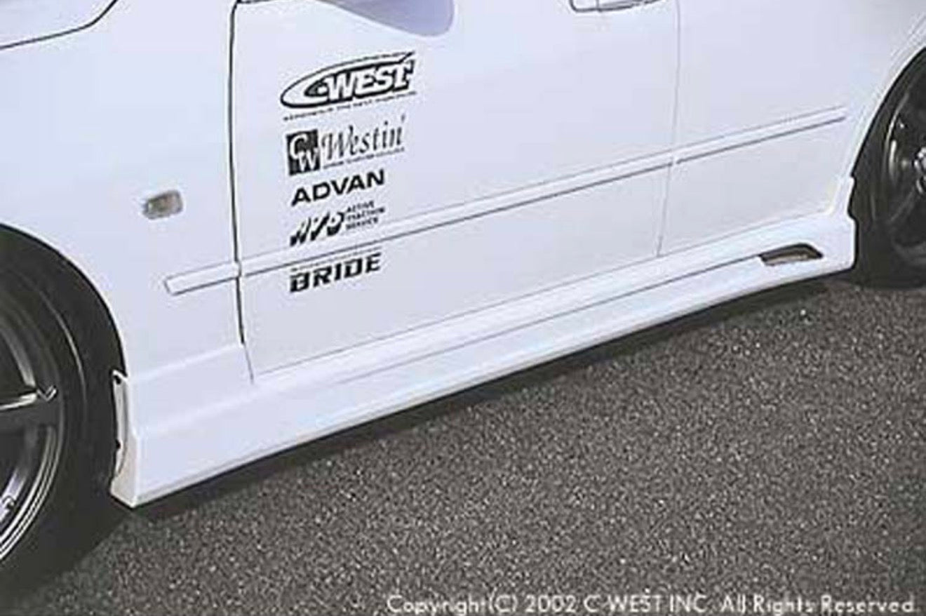 C-West Side Skirt (FRP) for Lexus IS300 (SXE10) 2001-2005