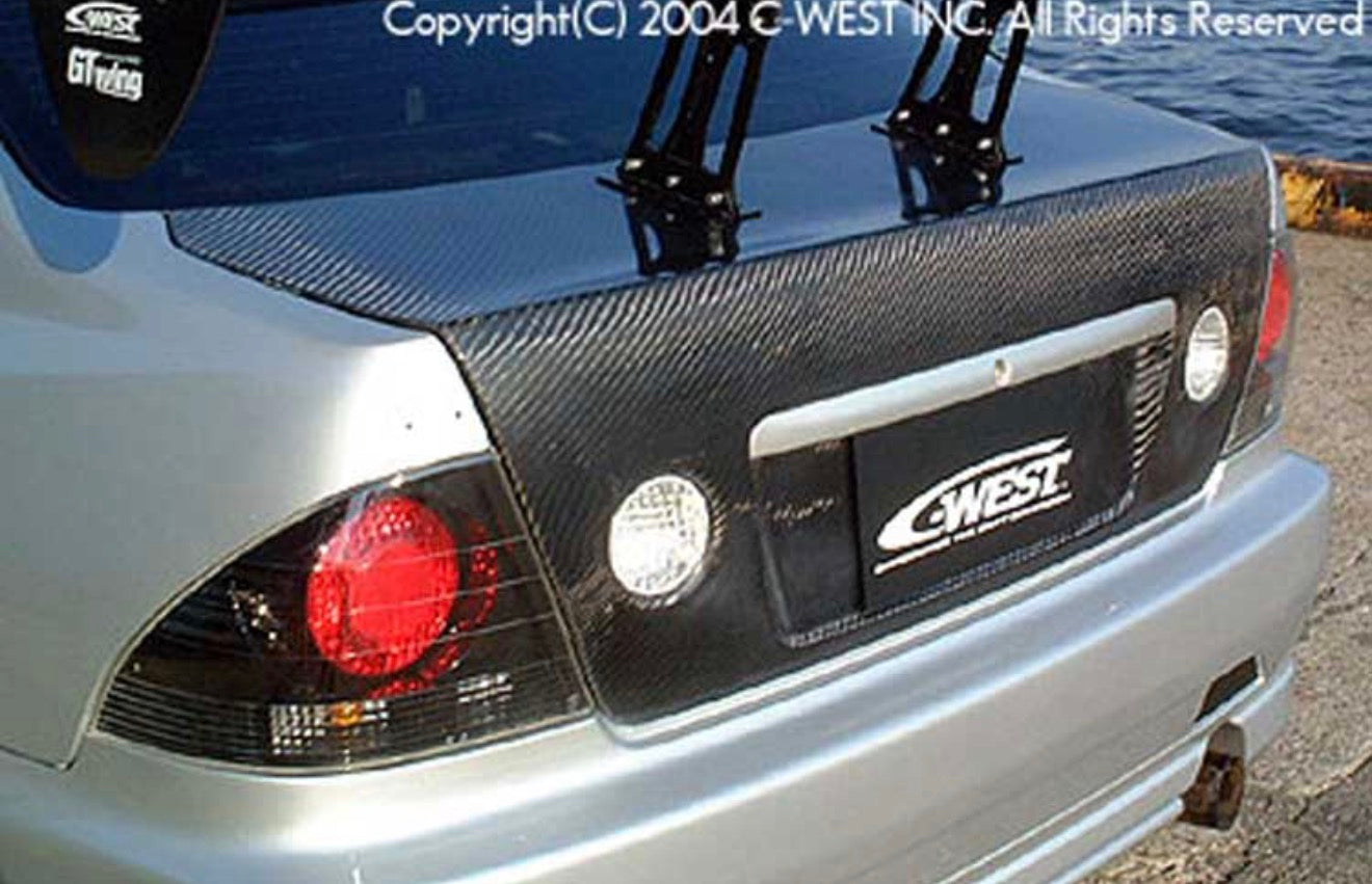 C-West carbon fiber Trunk Lid for Lexus IS300 (SXE10) 2001-2005