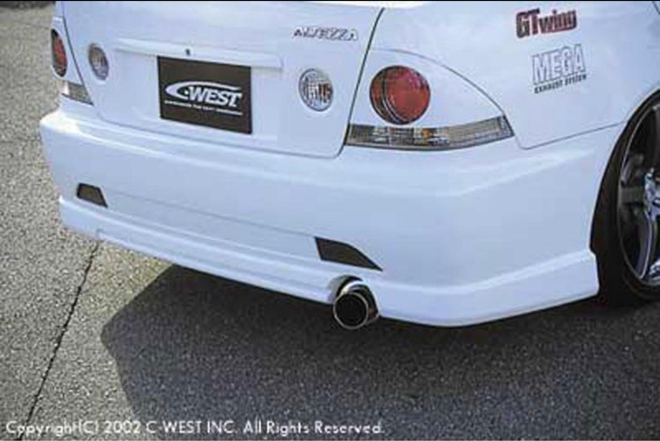 C-West Rear Bumper (FRP) for Lexus IS300 (SXE10) 2001-2005