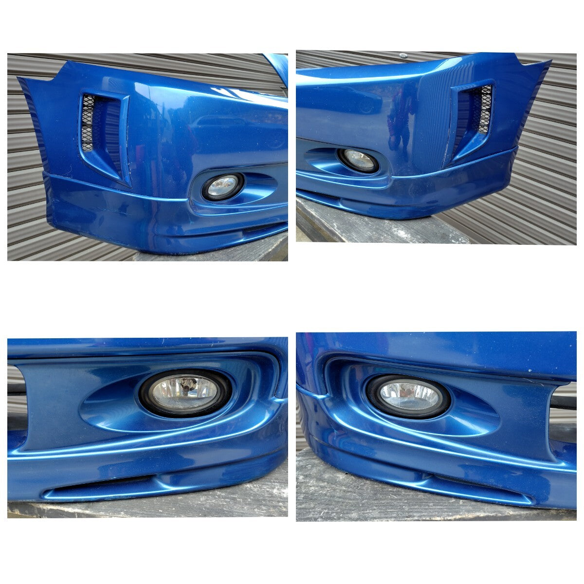 Honda CL7 Accord JDM Euro R Front Bumper With Fog Lights & Lip Spoiler